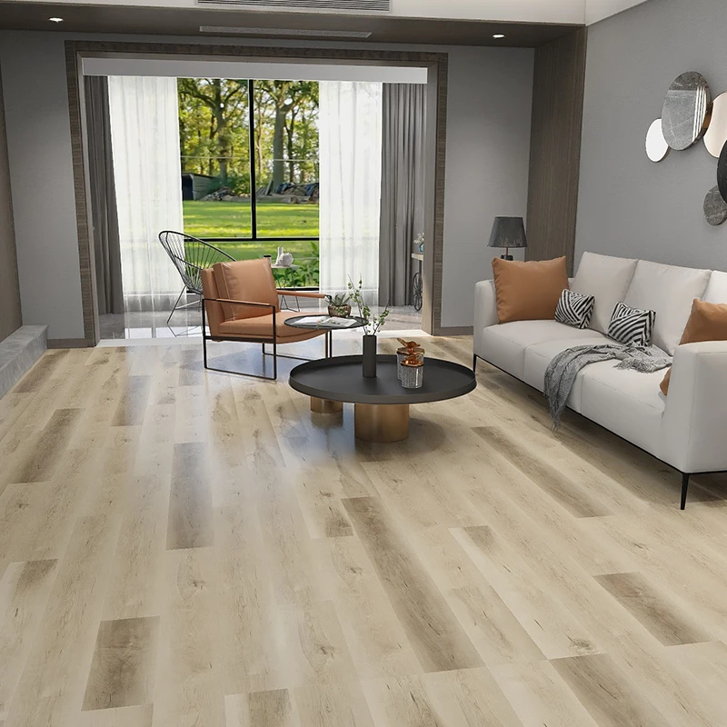 manufacturer 5mm soundproof SPC flooring with IXPE 1.5mmSPC vinilico piso  de vinyl flooring