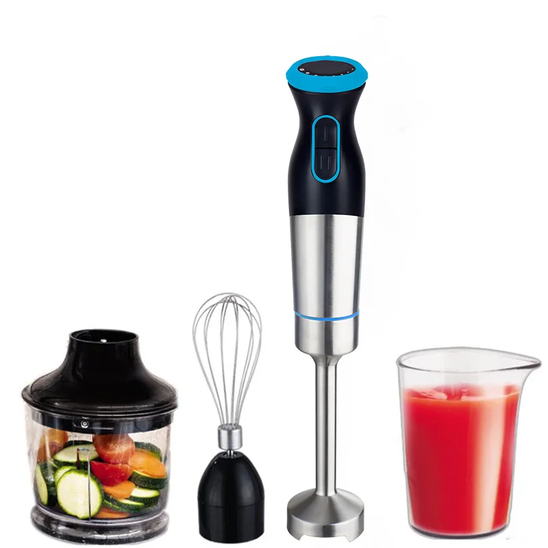 Multi-Function Electric Hand Blender Kitchen Outdoor Hotel Use Variable Speed Push Button Controls OEM Kitchen Stick Blender