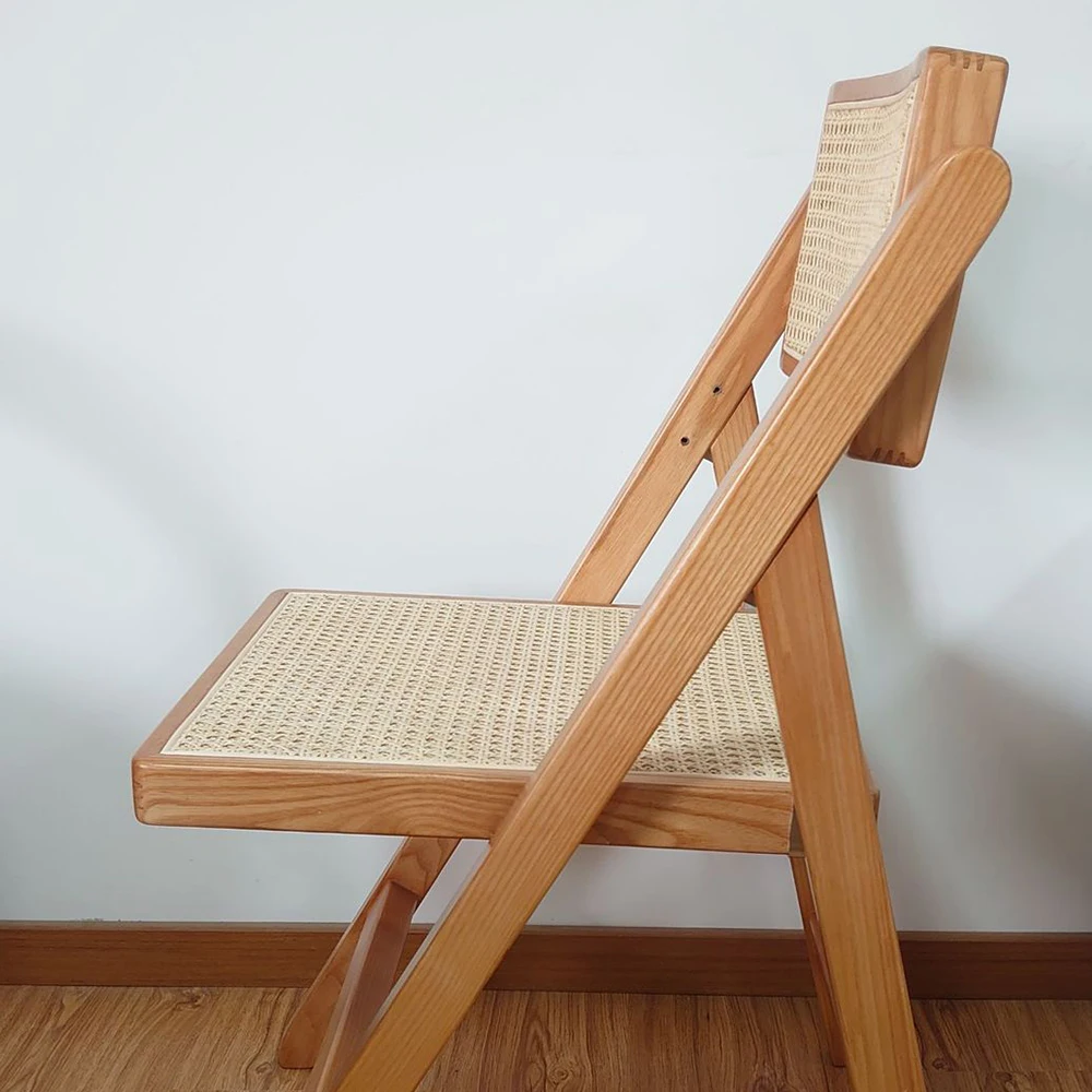 Antique Living Room Cafe Restaurant Essstuhl Chaises Desalles Amanger Natural Woven Rattan Cane Chair Bamboo Dining Chairs