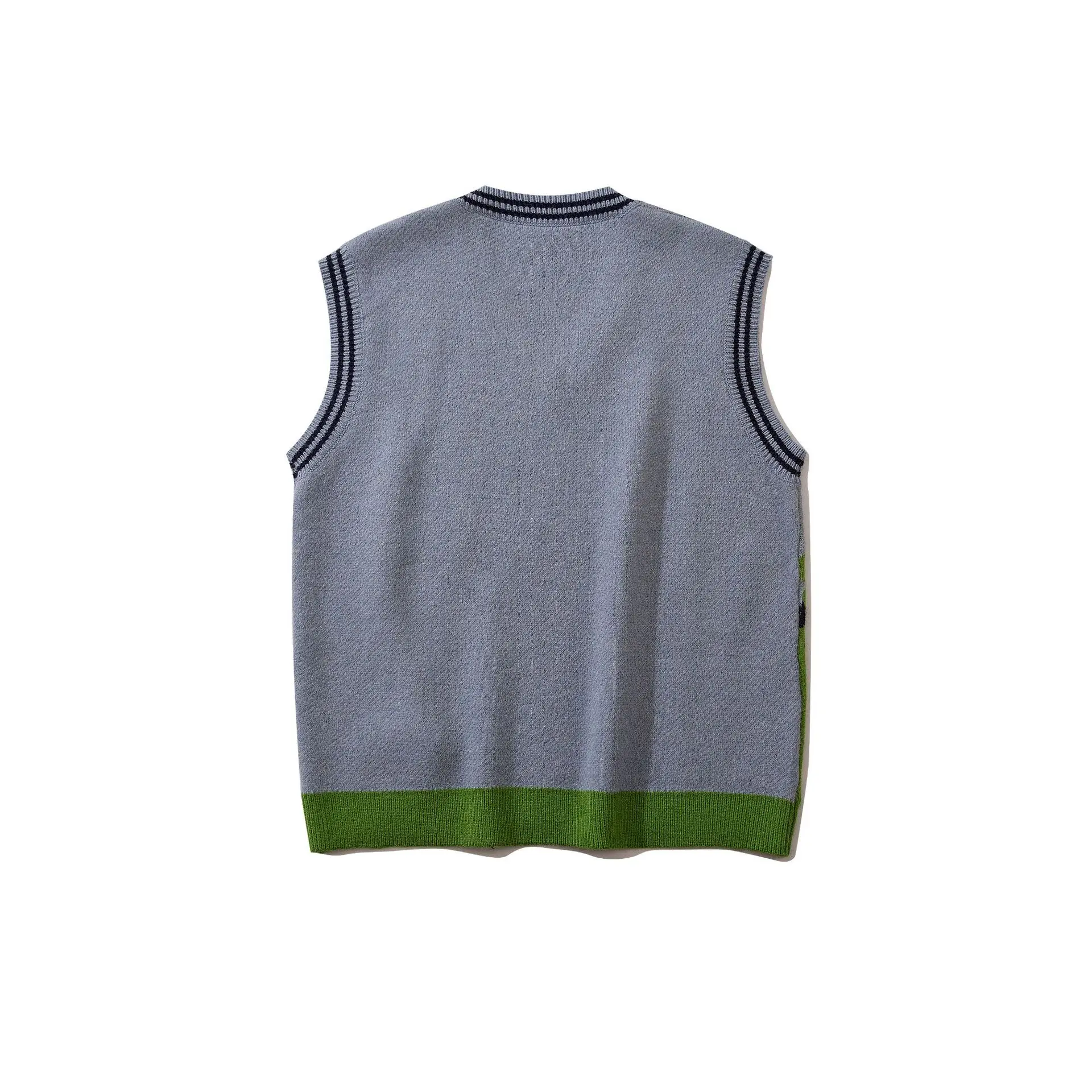 Жаккардовые мужские трикотажные свитера с логотипом