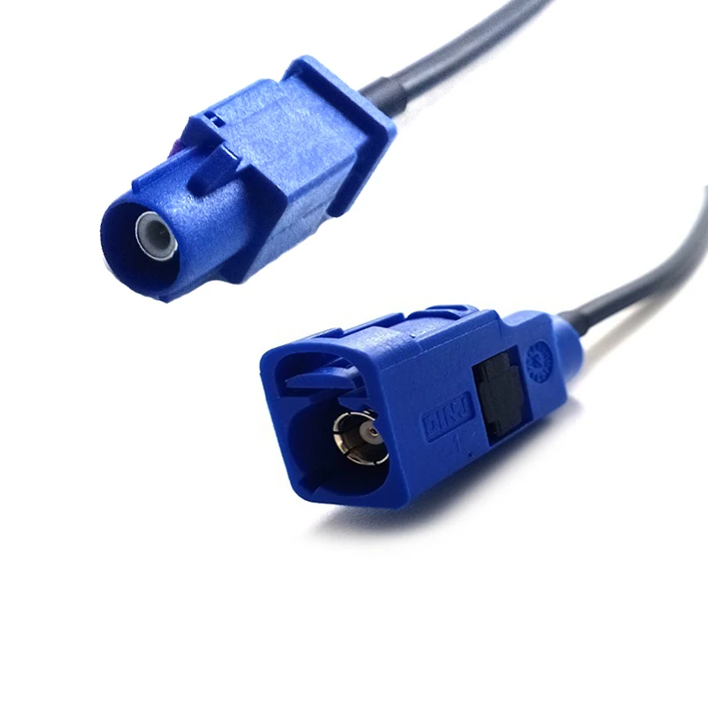 Popular cable assembly crimping Fakra C female to Fakra C male for Rg174