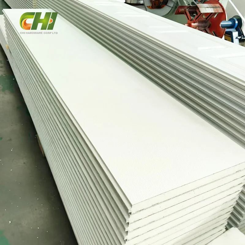 CHI 16x7 9x7 Polyurethane Foam Sectional Automatic Sandwich Panel For Garage Doors
