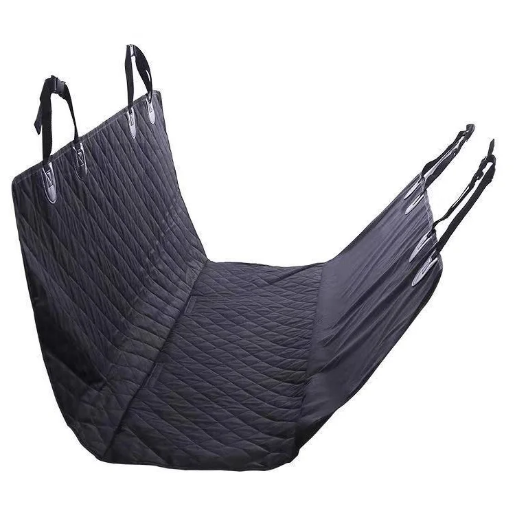 Waterproof Breathable Hammock Back Seat Pet Dog Car Seat Cover for Cars SUVs Trucks with Storage Pockets