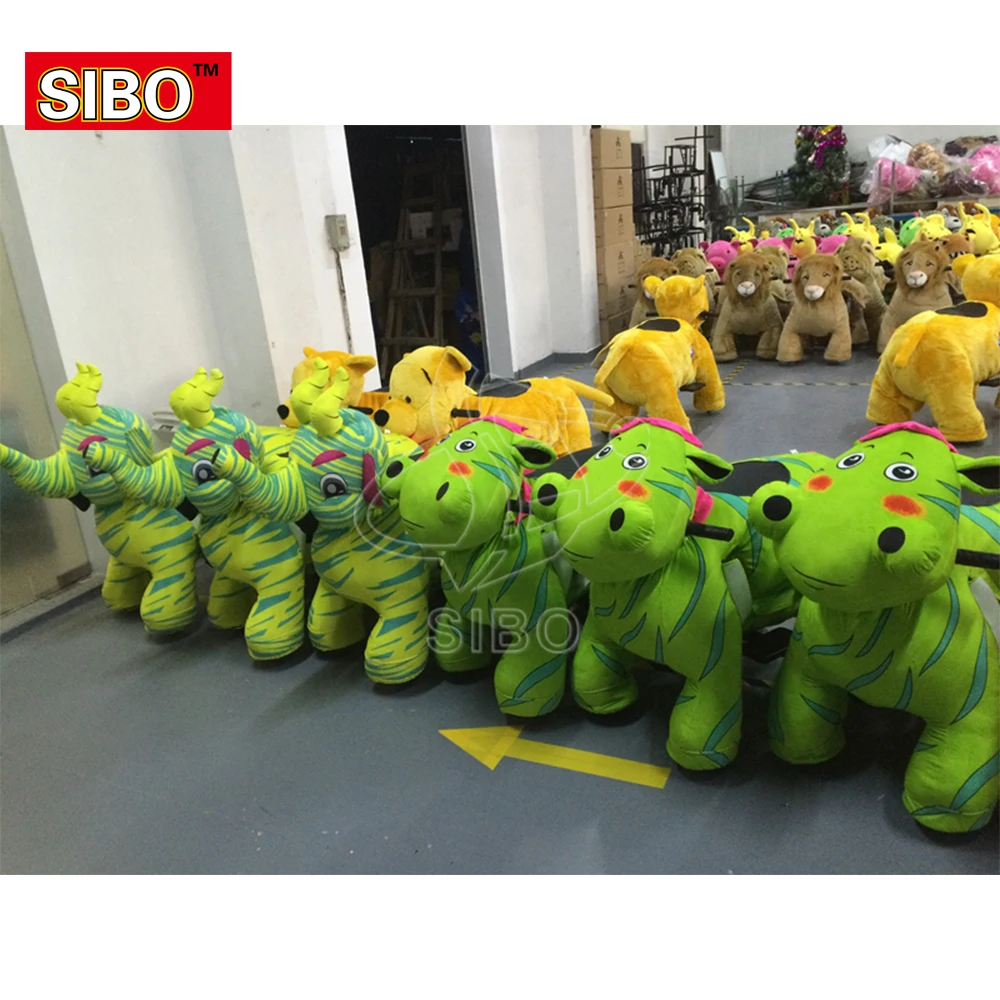coin-operated walking battery mountable animals electric animal ride on toy on mall