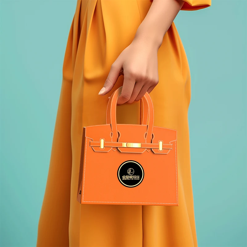 Unique Design Durable Brown Reusable Shopping Paper Bags Twisted Handle  13*7*17 Size for handbags