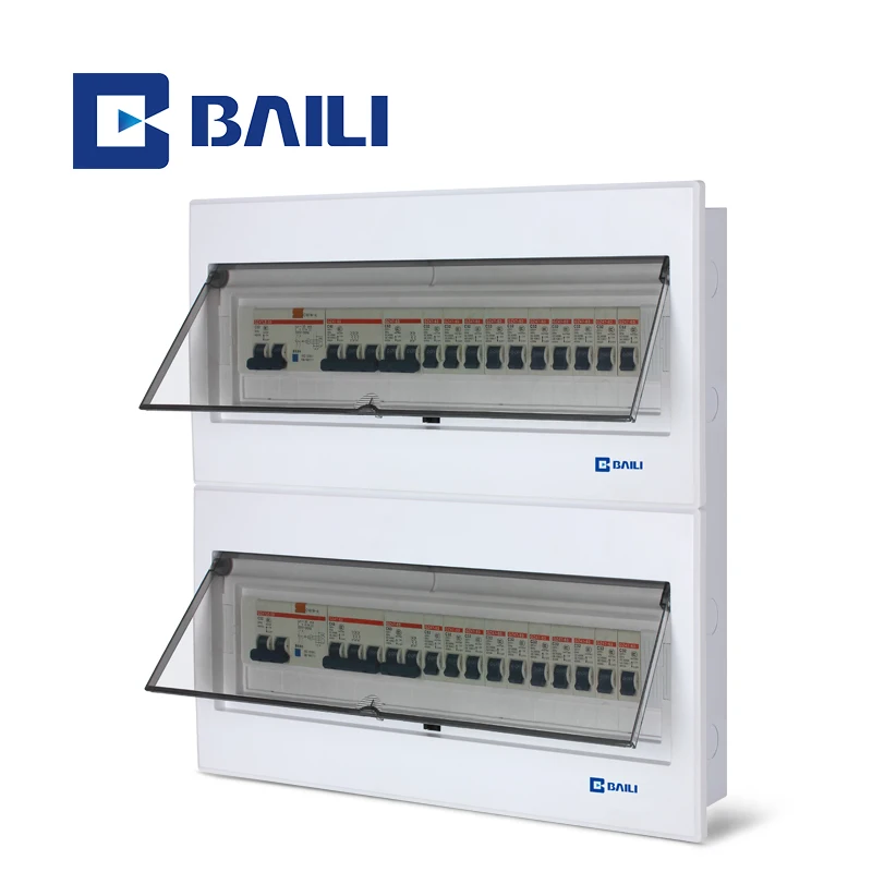 BAILI Q3  42way economical model Metal MCB Enclosure flush mounting  or surface mounting Panel Distribution Box