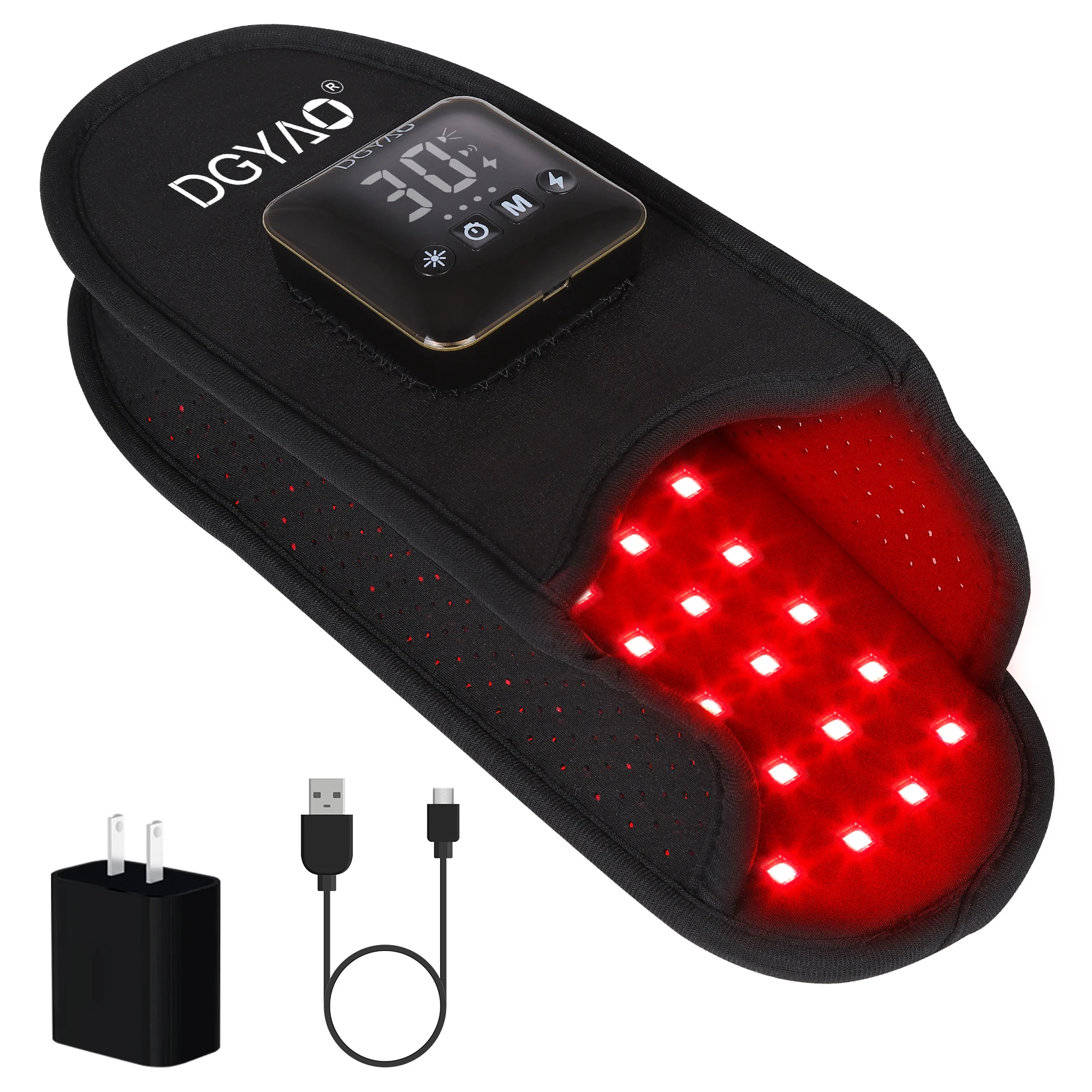 DGYAO Cordless Therapy Slipper with 4000 mAh Power Bank for Feet Pain