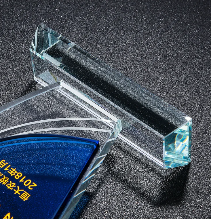 Wholesale Customized Star Crystal Trophy Souvenir Business Gifts Employee Appreciation Awards Honor Crystal Awards Plaque