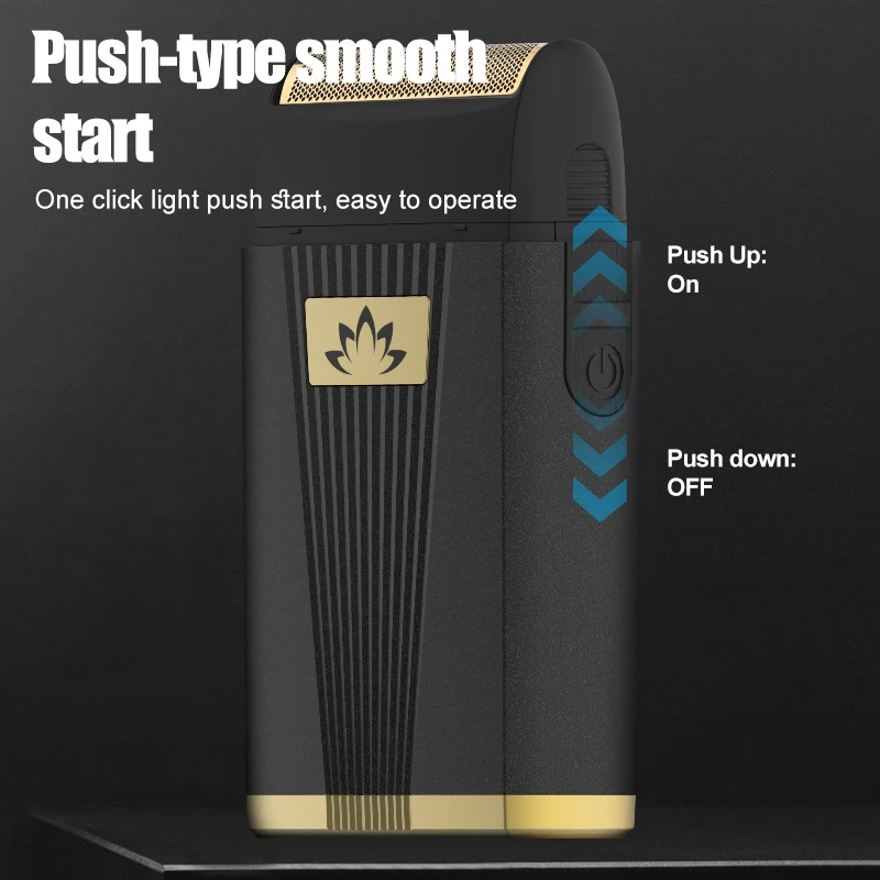 Suttik 2909 Household 7000rpm Single Foil Shaver Reciprocating Electric With Ultra-low Sensitivity Titanium Plated Knife Mesh