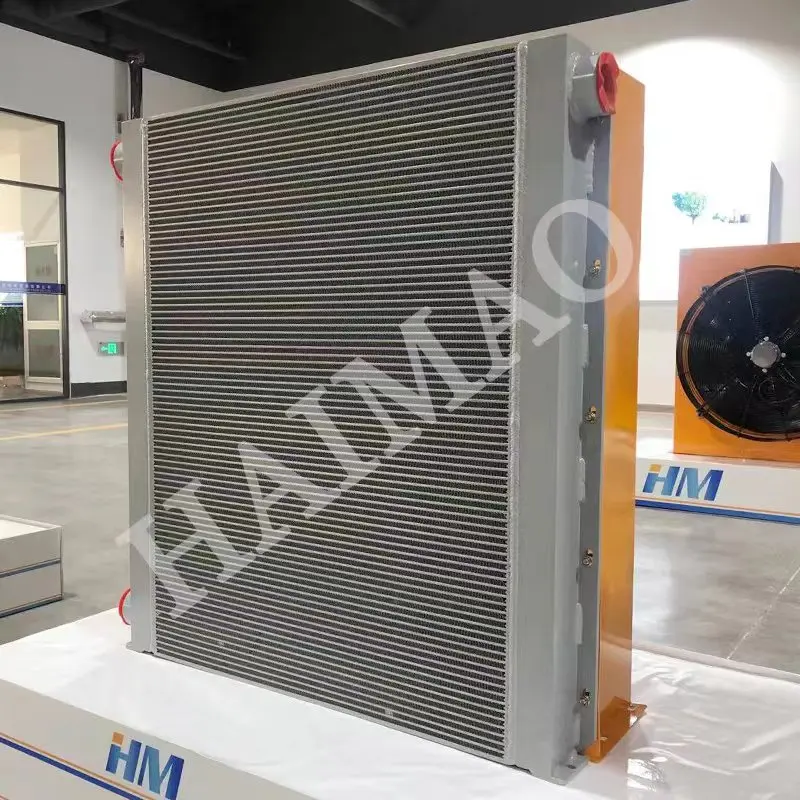 Factory custom air to air plate fin radiator gas cooler with filter