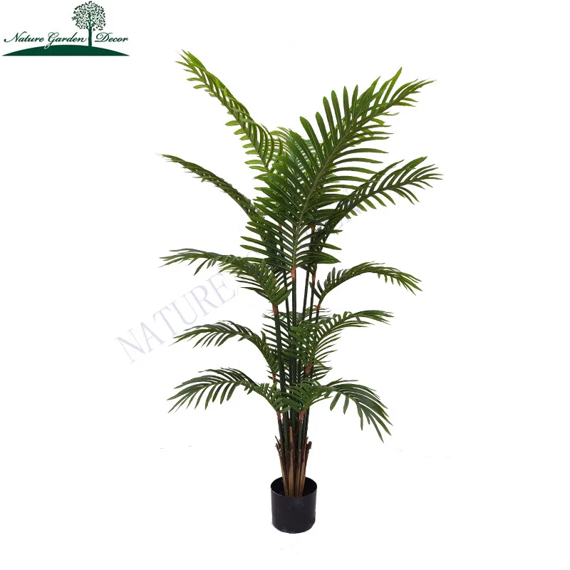 Wholesale Realistic Landscaping Silk Palm Tree Trunks Artificial Plants Decorations for Home