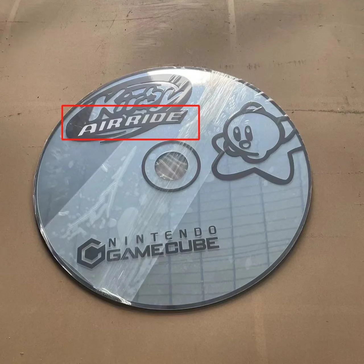 Custom Silver Round Acrylic Kirby Air Ride Mirror Kirby AirRide Disk CD Mirror