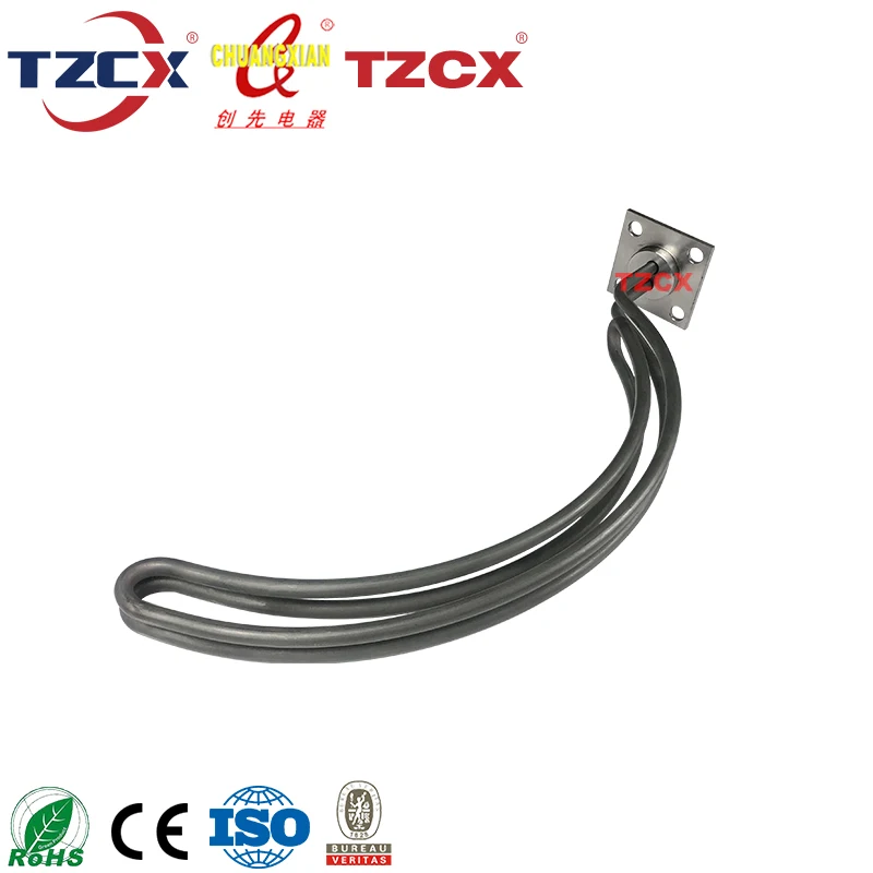 Green 304 Stainless Steel Heating Element for Liquid Tubular Heaters Custom-made Heater Pipe