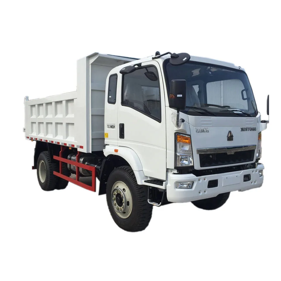 howo 4x2 5tons 10tons Euro4 129hp 3.5CBM light duty dumper trucks small dump trucks