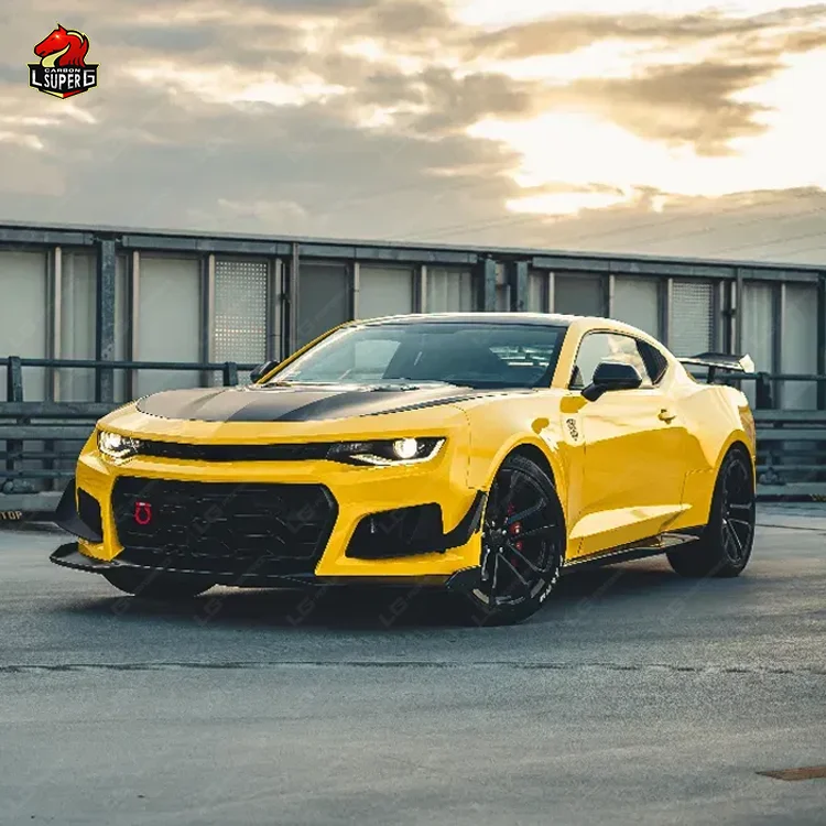 ZL1 Style Body Kit For Chevrolet Camaro  Front Bumper Rear Bumper Front lip Rear diffuser Side Skirts Auto Parts