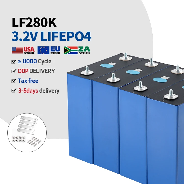 Brand New Powertrialysis Lithium Iron Phosphate Batteries 3.2V 280Ah Lf280k Lifepo4 Solar Storage Battery Docan