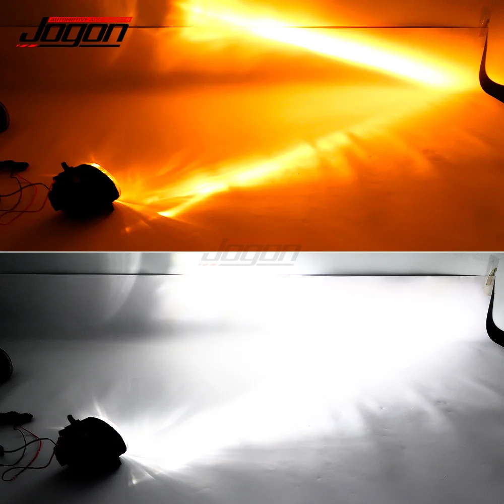 LED Auto Fog Lamp Car Anti Fog Light White Yellow For Toyota Land Cruiser 200 Prado150 FJ Cruiser Accessories 2016 2017-2019