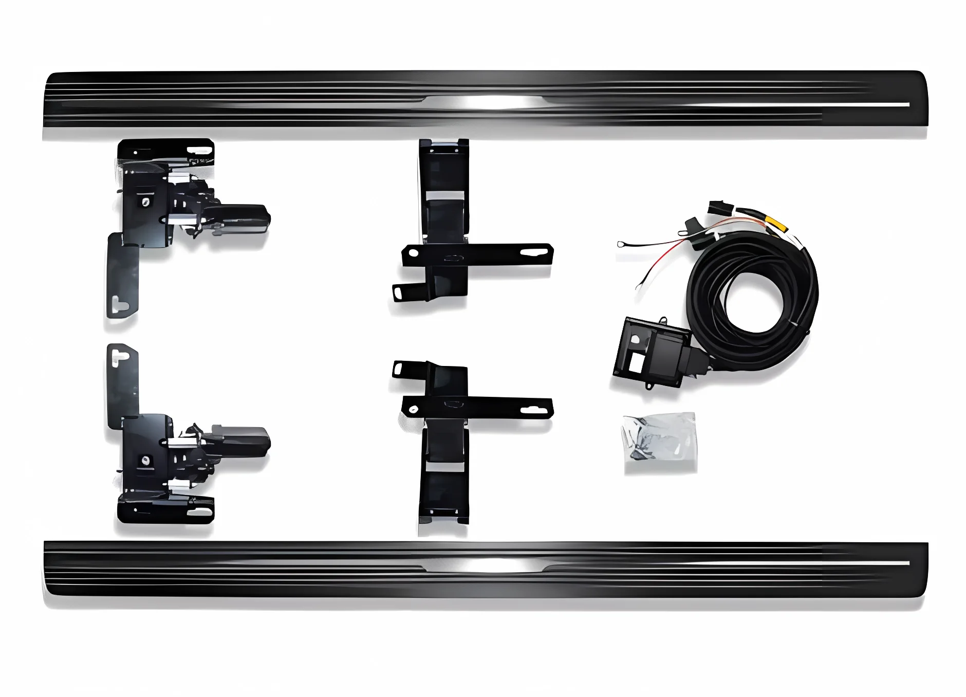 Electric Side Steps Power Running Board Footsteps For Toyota Hiace Super Grandia Majesty Granvia Tourer Premio Commuter GranAce