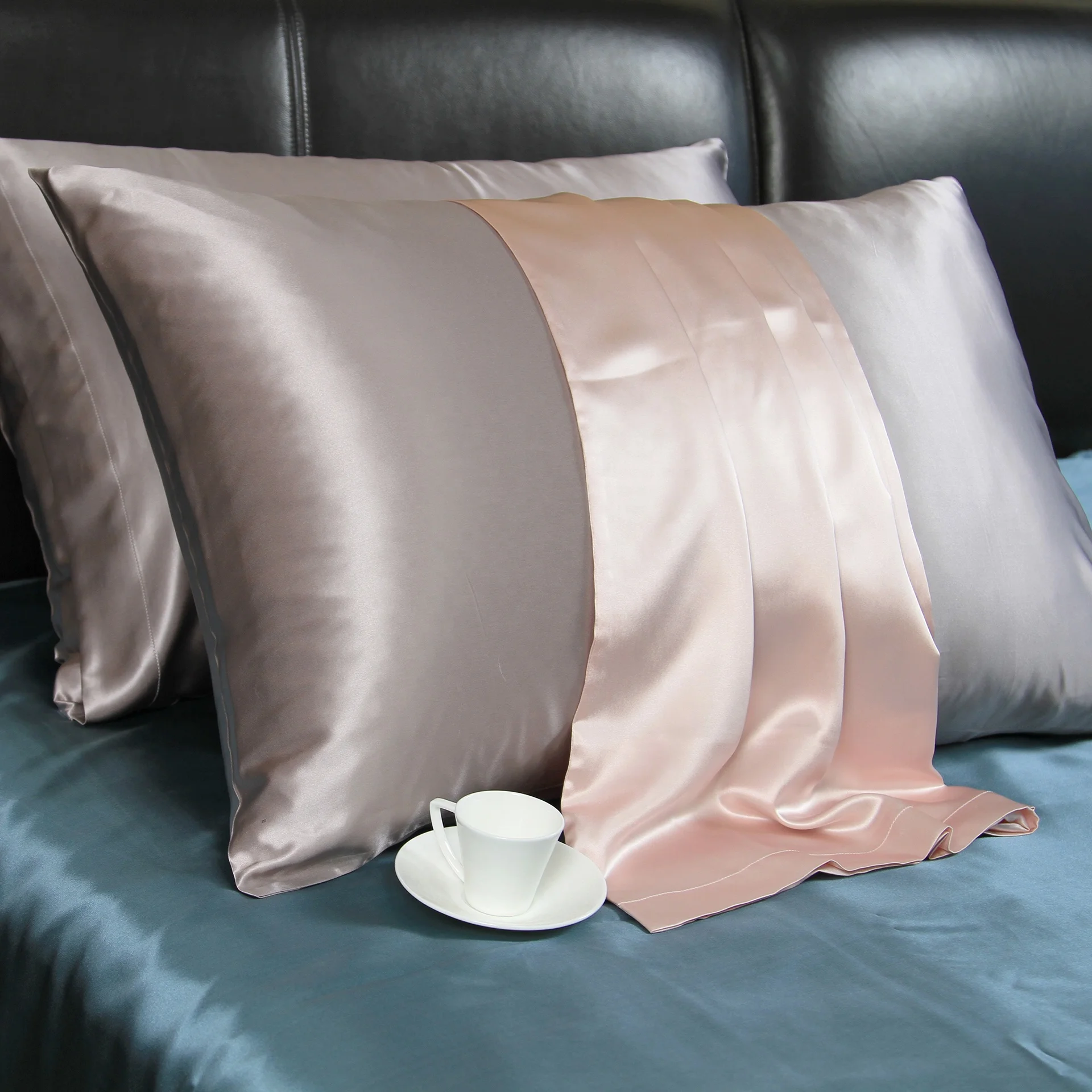 Pure Silk Pillowcase 19mm/22 mm /25mm silk pillowcase accept customised colour size and thickness