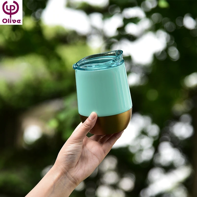 Lazzy Coffee Stirring Cup Auto Stirring Magnetic Rotating Electric Milk Cup Mark Cup 304 Stainless Steel  Free Sample