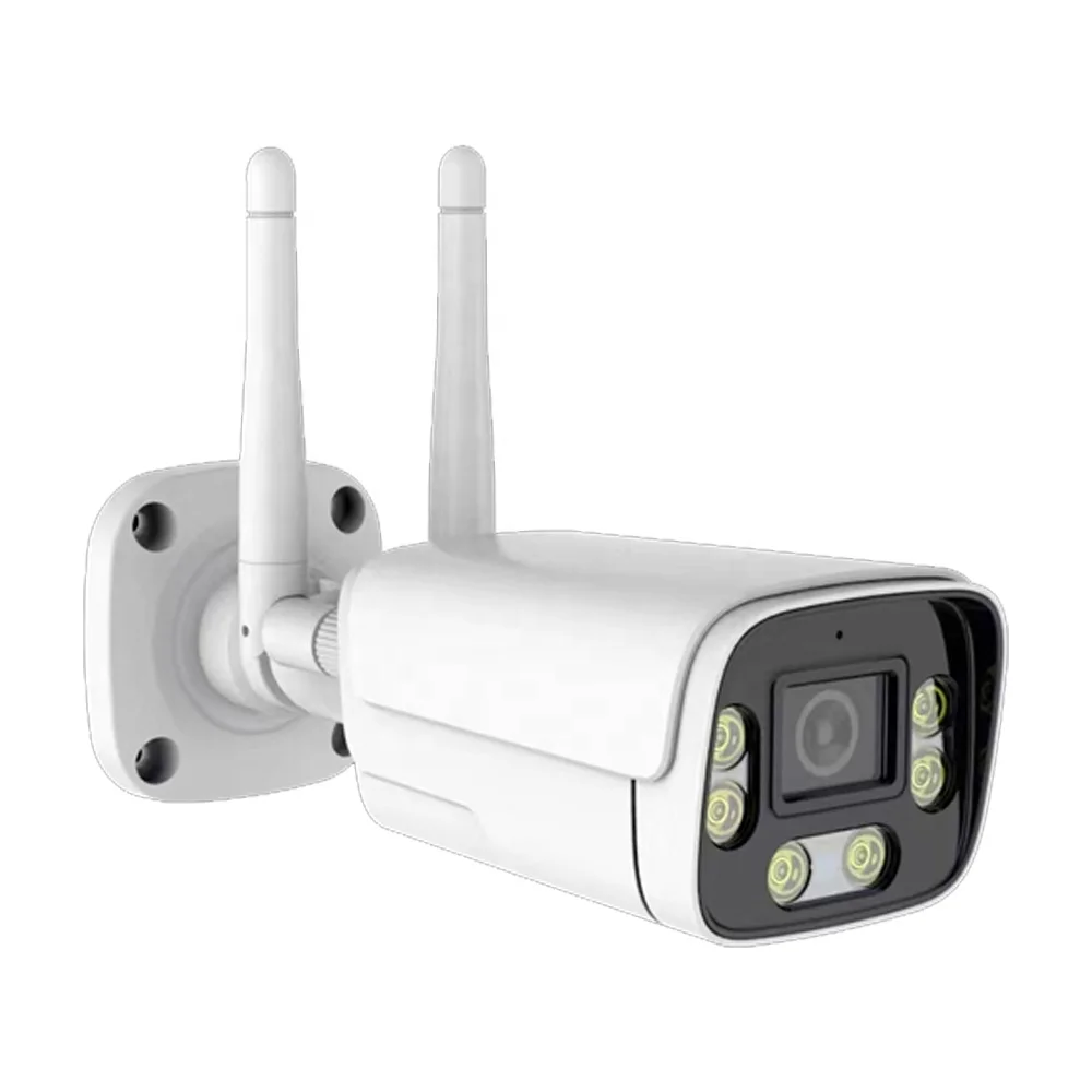 Заводская IP-камера видеонаблюдения Металлическая Цилиндрическая камера IP66 2 Мп теплое освещение ColorVU OEM IP металлические цилиндрические камеры