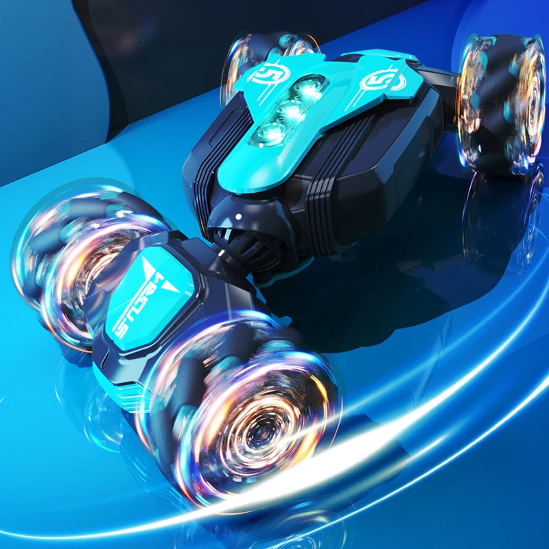 High Quality Double Side 4X4 RC Stunt Car Kids Radio Control Toys Hand Controlled Gesture RC Car With Music And Light