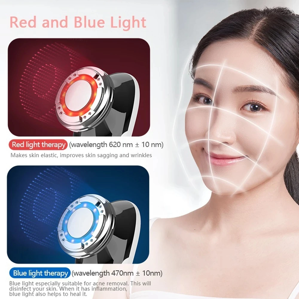 Electric Facial Massager EMS Galvanic Function Stimulating Muscle Recovery Elasticity And Rejuvenation