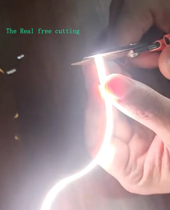 No Limit Free Cutting 12V 24V Dotless Cob Led Strip For No Darkness Aluminum Profile Light