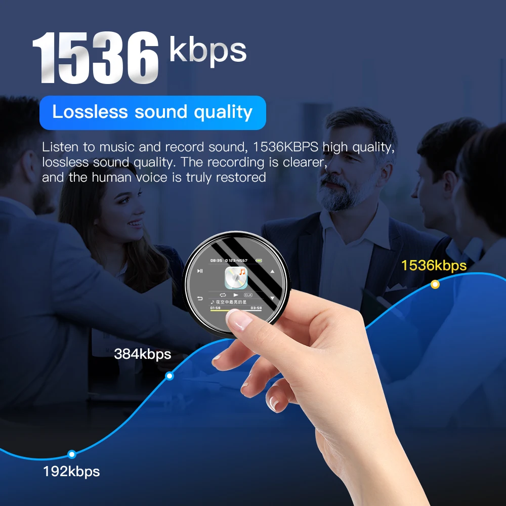 Customization JNN M20 1.54 inch Touch Screen BT 8GB FM Radio mp3 Player with speaker girls motorcycle bike Music player