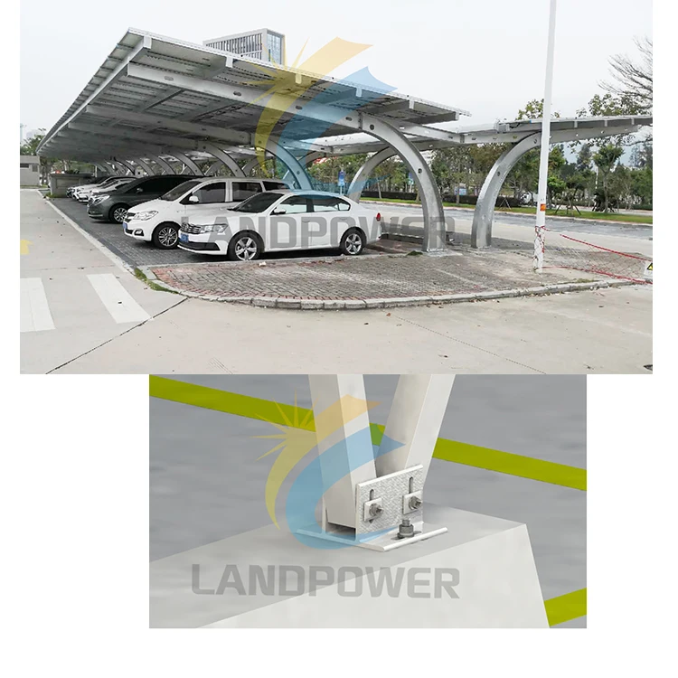 Low Budget Steel Strcutre Carport/Solar Car Canopy/Solar Car Parking Shed For Solar Carport Mounting Rack System