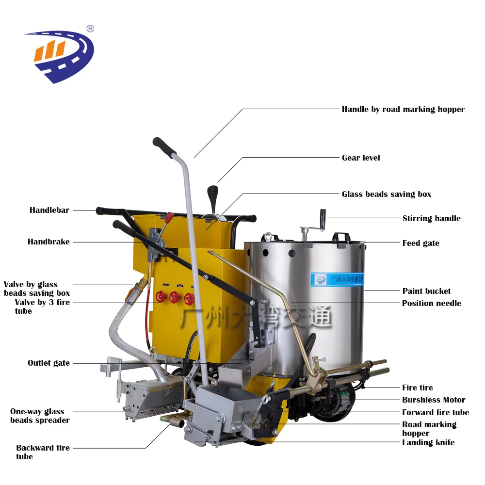 Electric Drive Type Hot Melt Kneading Road Marking Trucks Used Machine Field Line For Sale