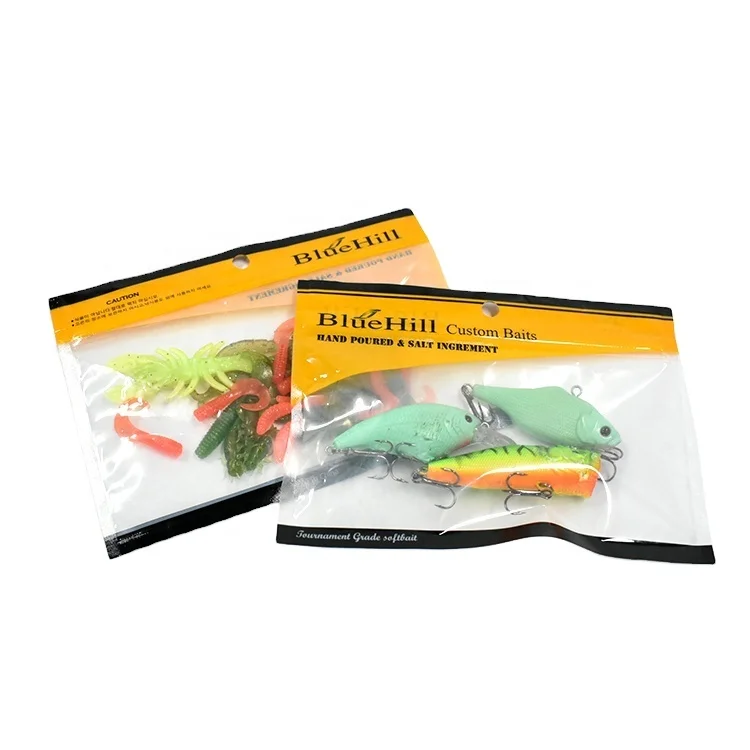 Water Soluble Small Ziplock Fishing Bait Bags Biodegradable PVA Plastic Customized eco friendly products 2024 Agriculture QC CPP