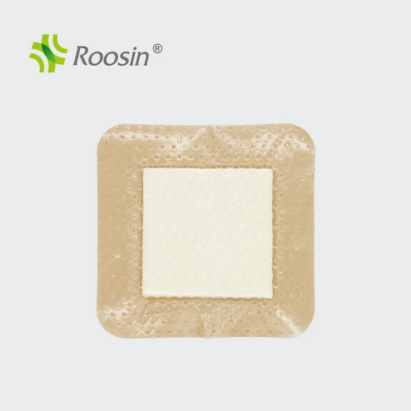 OEM Medical Silicone Absorbent Foam Dressing Waterproof Adhesive Wound Dressing