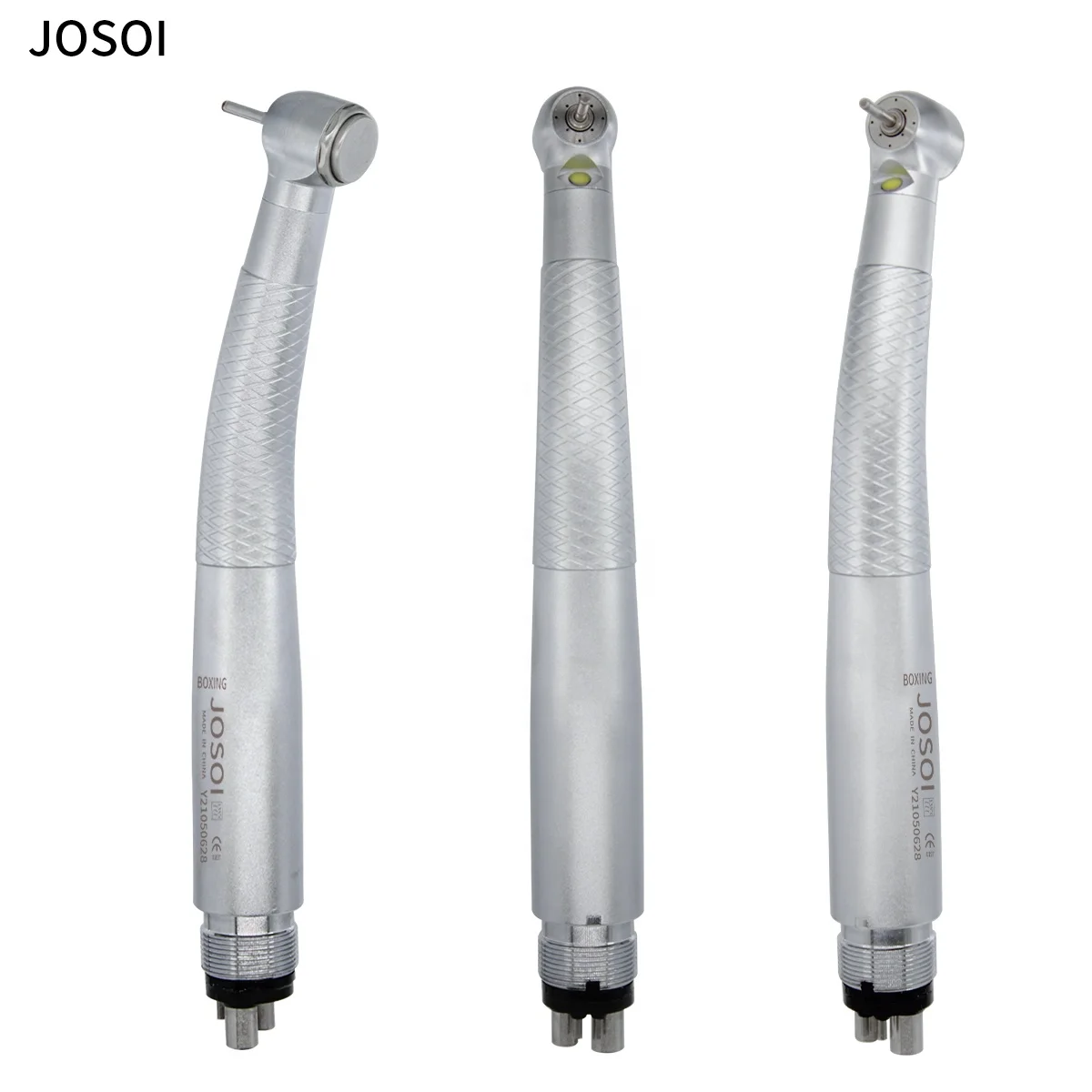Custom Dental Product LED Handpiece Toruqe 3 Way Spray Push Button Ceramic Turbine High Speed E-generator Dentisty Drills