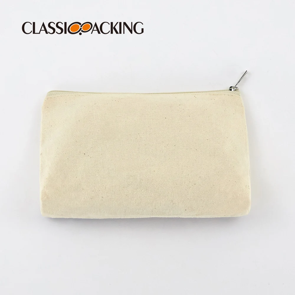 BSCI ISO Sedex FAMA Factory Wholesale Makeup Travel Bag Eco-friendly Organic Cotton Cosmetic Bag