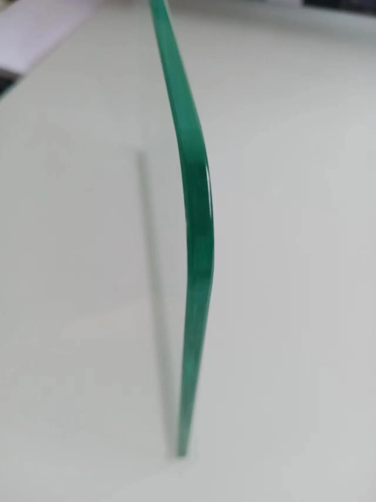 custom heat resistant tempered toughened glass with polished edge for tabletop bio ethanol gas fireplace