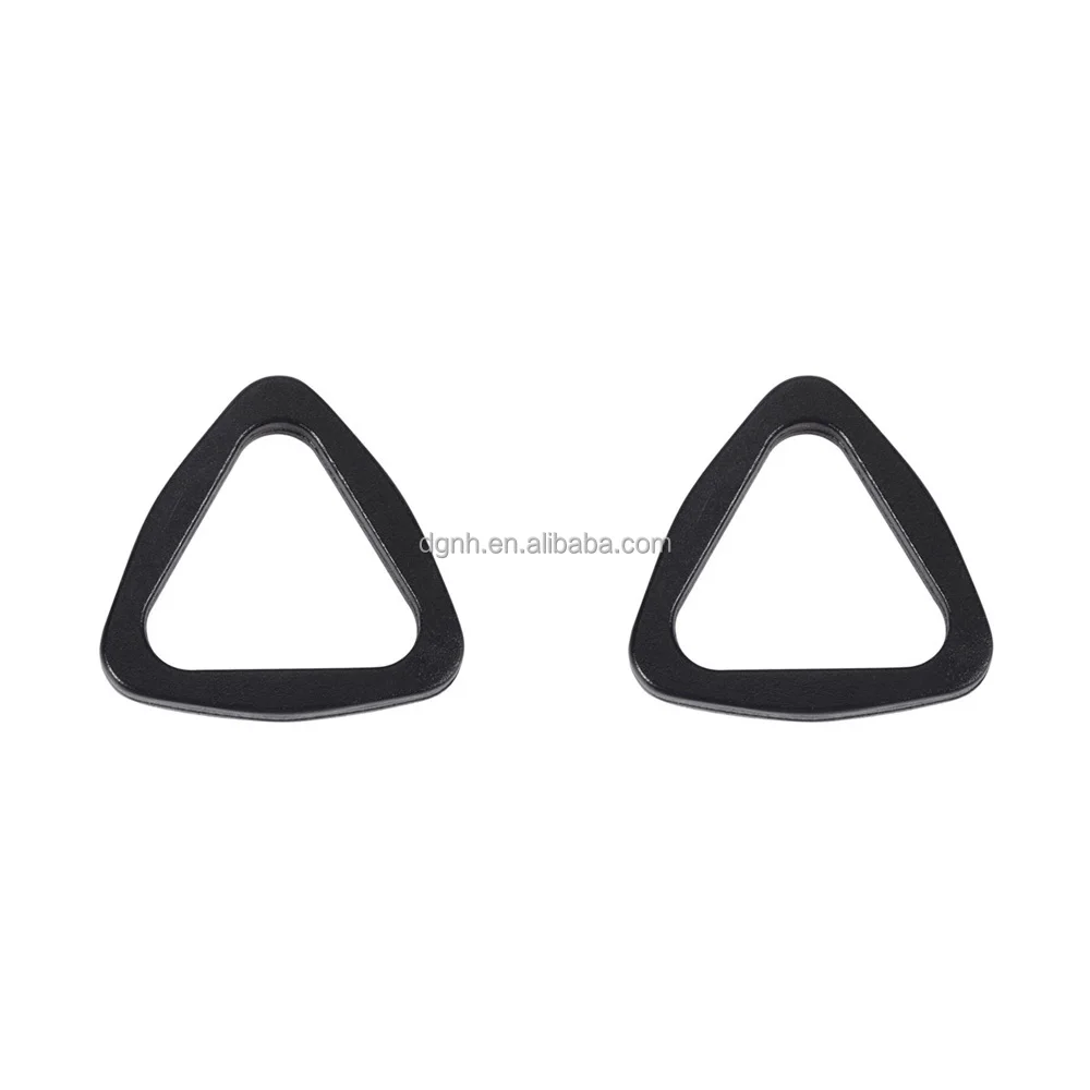 Metal Loop Ring Buckles Webbing Strap Loops Adjuster Square Buckle For Shoes