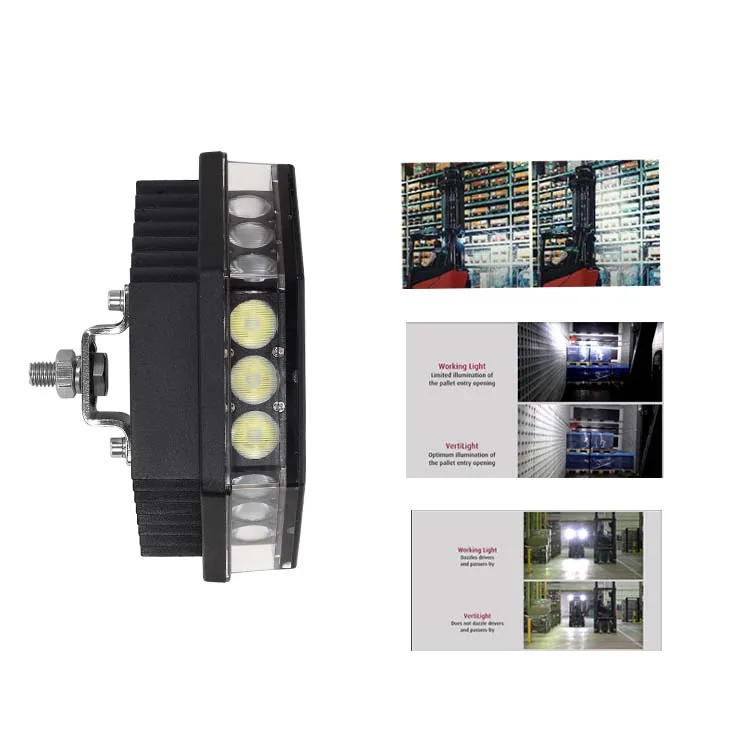 New LED work light 12V  LED Vertical lights  forklift headlight suitable for warehouse truck container