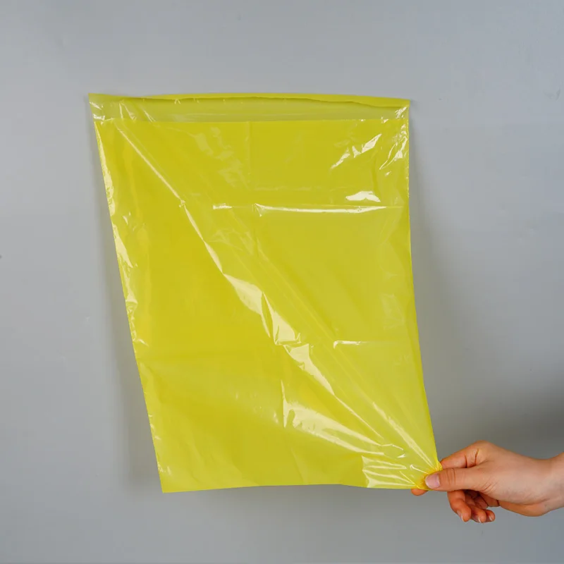 Custom Reclosable Self-adhesive LDPE Plastic Bag Medical Biosafety Biohazard Specining Medicine