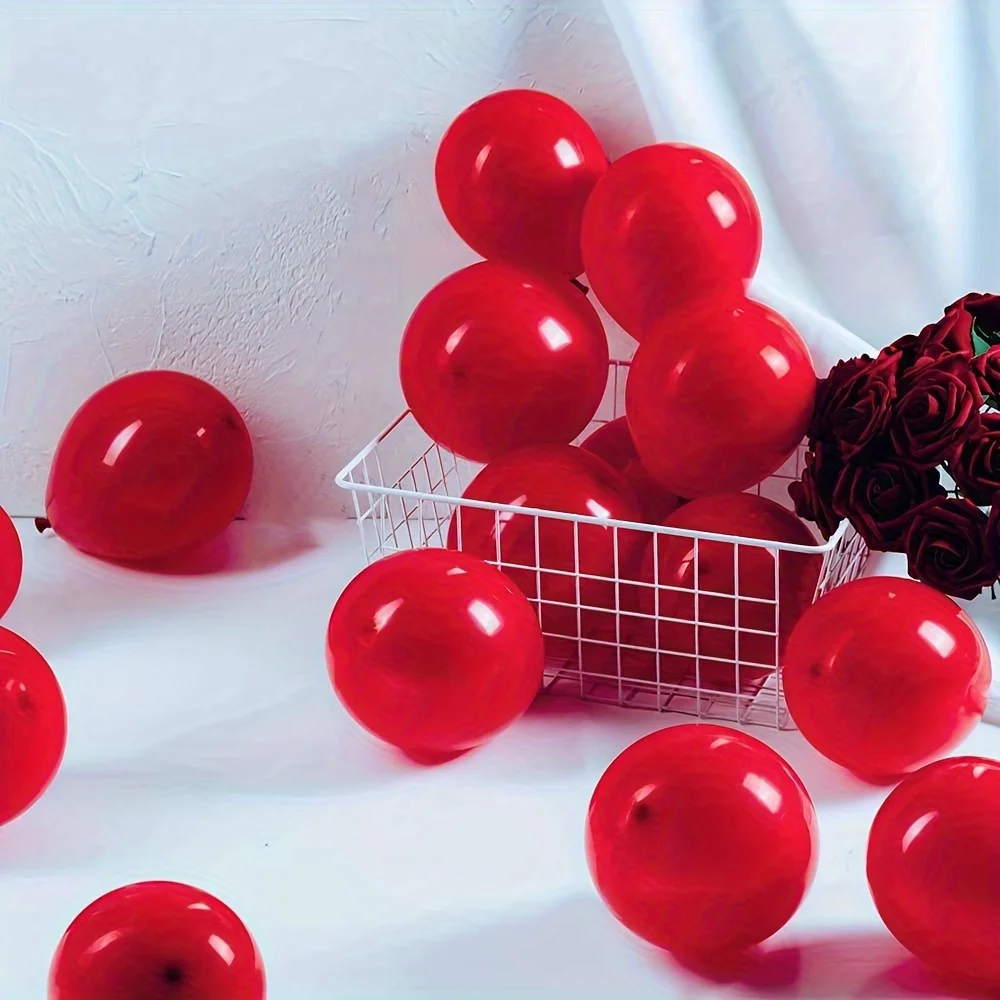 Hot sale Red Balloons 99pcs Balloons Romantic Decoration Special Night Anniversary Party Wedding Engagement Decoration Balloons
