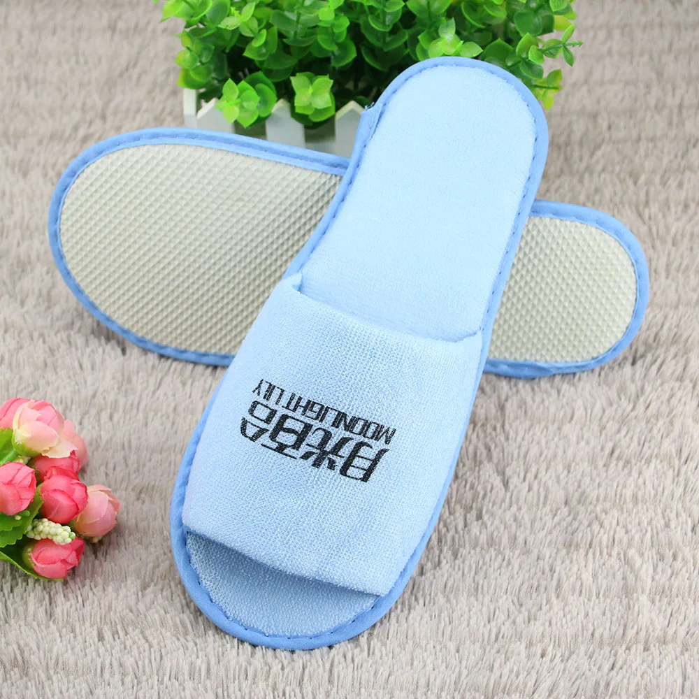 
Factory selling disposable open toe slipper for spa and hotel 