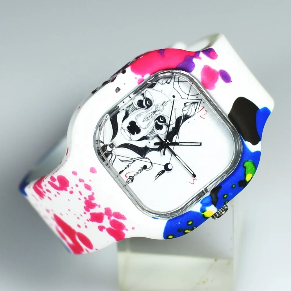 2024 colorful new fashion watch design your own watch small quantity MOQ order customs design logo brand dropship