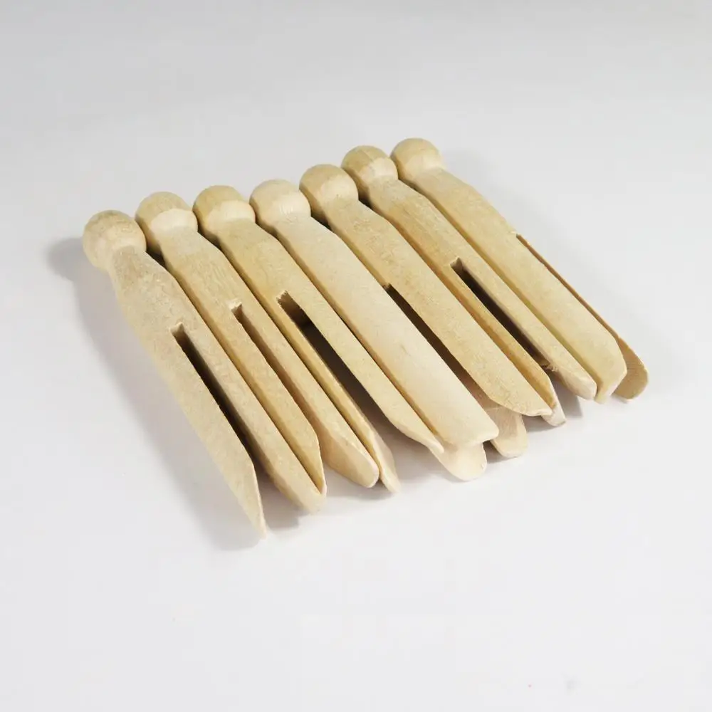 110MM Colored Wood Round Pegs Doll for DIY Creative Hobbies