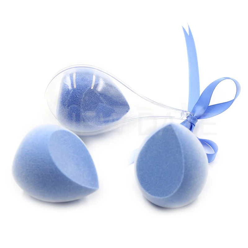 3D waterdrop Washable expandable shape microfiber natural foam sponge