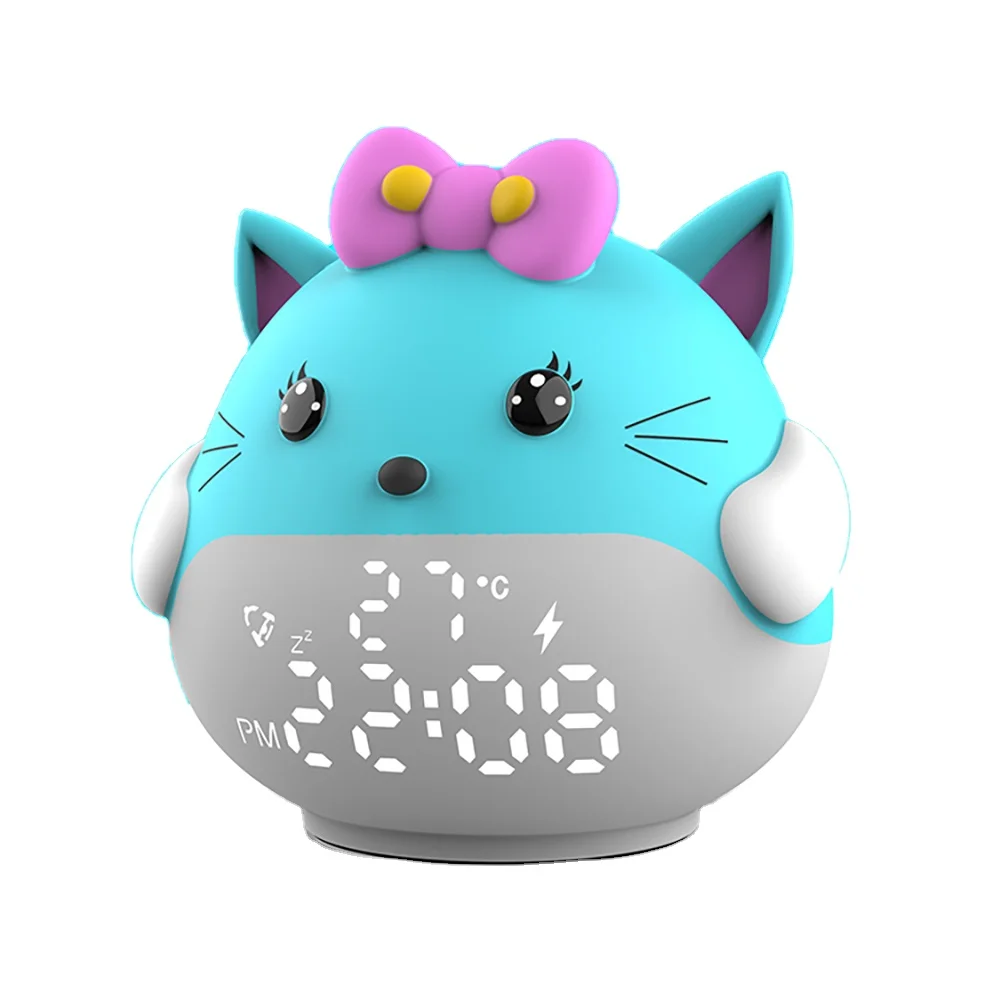 Popular Items Digital Alarm Clock Cute Cartoon Anime Digital Clock Children Cube Cartoon Alarm Clock
