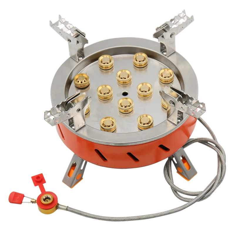 zyzy outdoor stove 10-hole high-power 12-hole outdoor 12-head camping stove