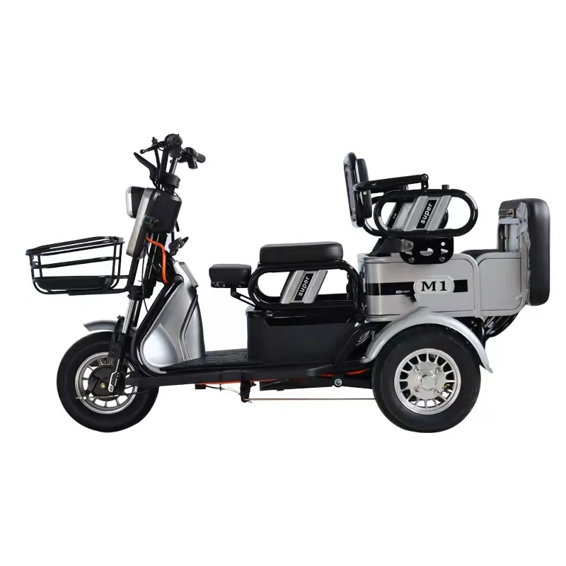 2024 HIGYM GYM-M1 Factory Price Wholesale Electric Bicycles with Three Wheels  Passenger Electric Tricycles for Adult