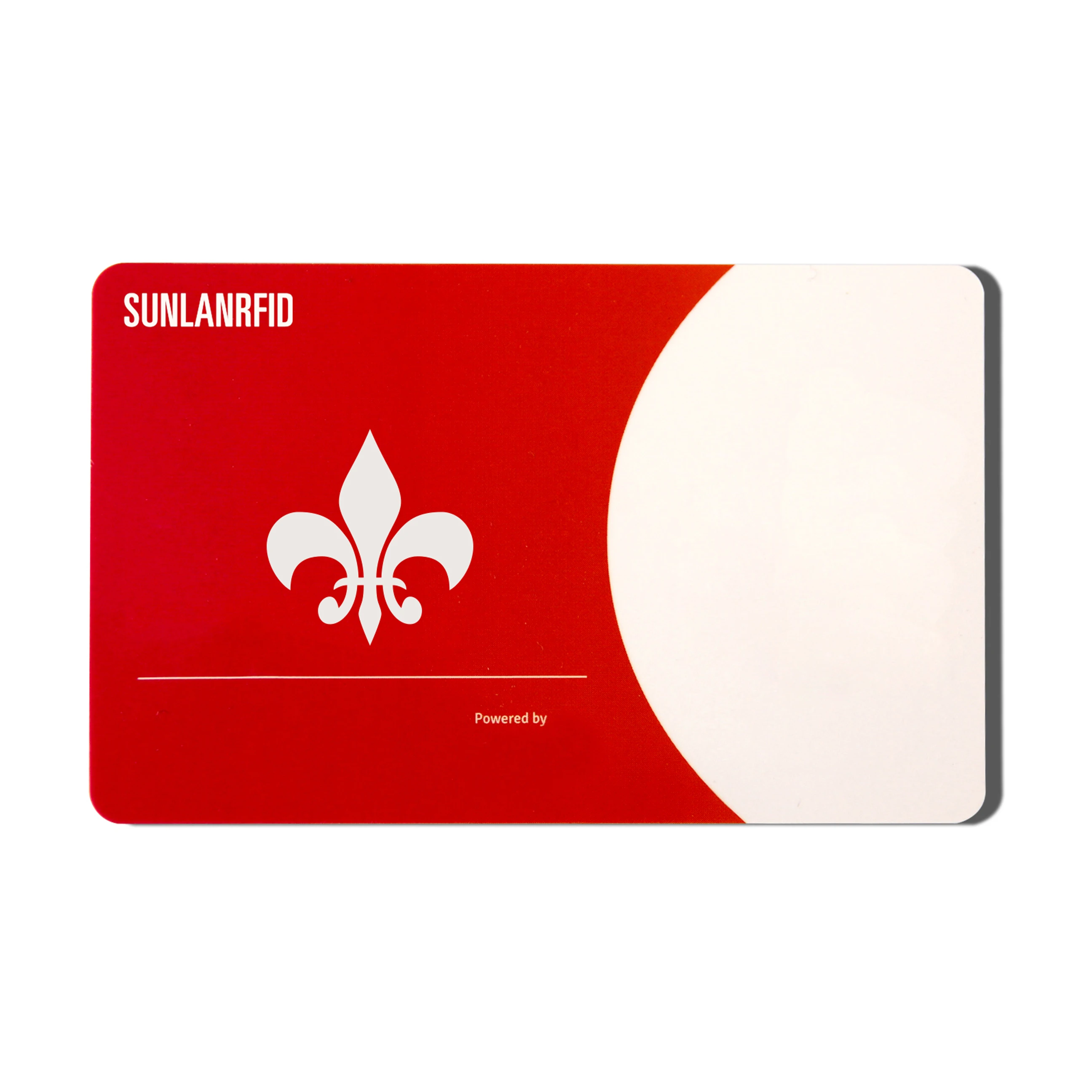  SUNLANRFID конкурентоспособная цена CR80 Размер карты 1356 МГц MIFARE s50 1k nfc rfid белая печать ПВХ