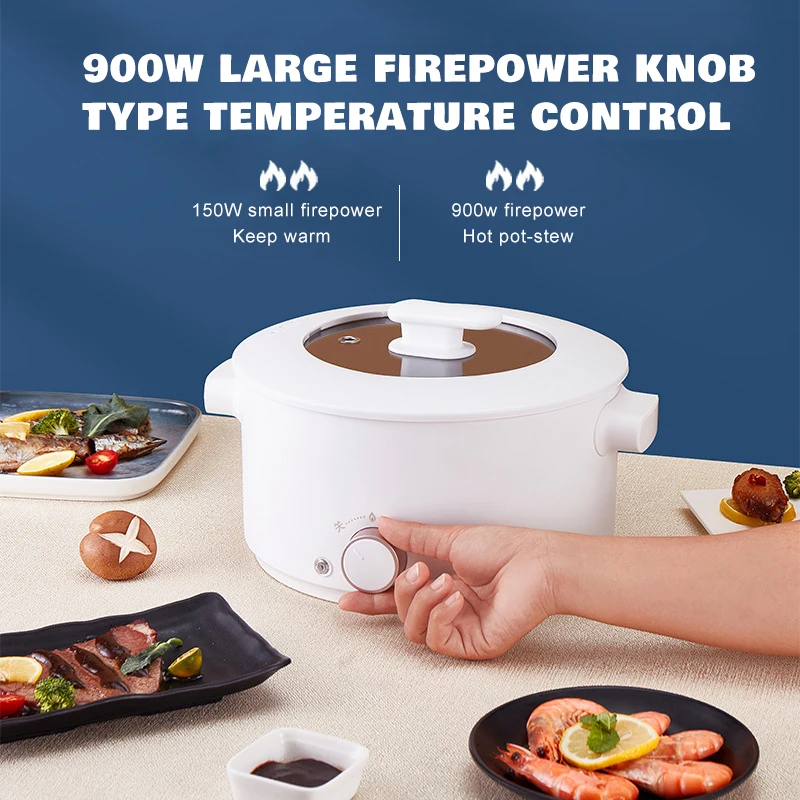 Professional Manufacturer Kitchen Appliances Cooking Noodles Portable Non-Stick Wok Electric Skillets Electric Cooking Pot