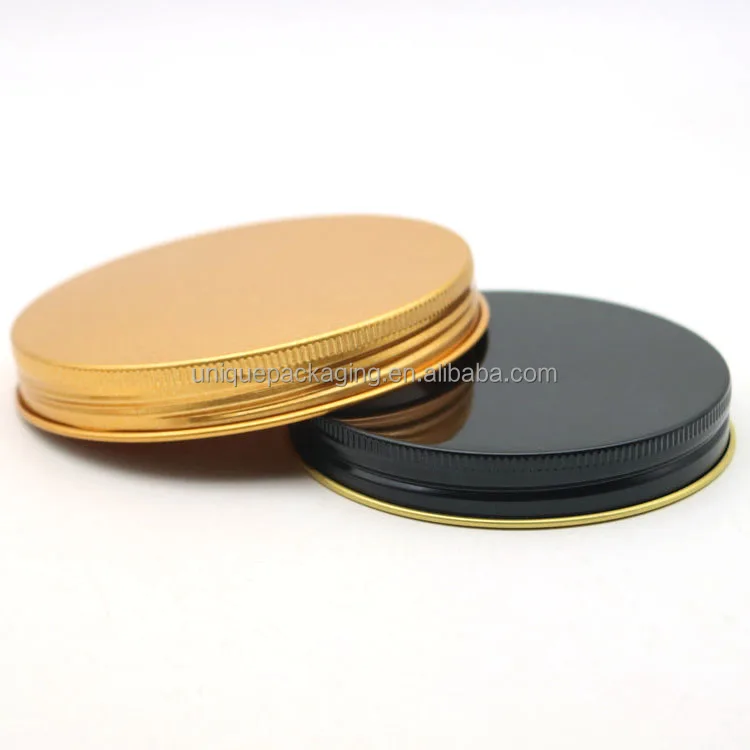 Customized Aluminum Metal Screw Cover Cap 18mm 20mm 24mm 28mm 38mm 58mm 70mm Aluminum Screw Lid for Bottle and Jars